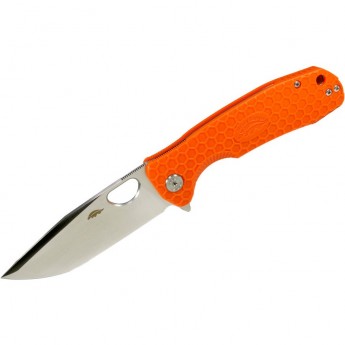 Нож HONEY BADGER TANTO M с оранжевой рукояткой